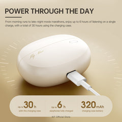 iKF Fly Max Wireless Earbuds Active Noise Cancelling Bluetooth Earphones In Ear ENC Built-in Mic IPX4 Waterproof Multi-point Connect