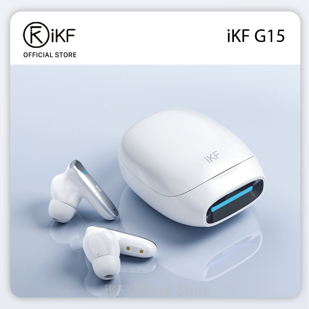 iKF G15 In-ear Wireless Bluetooth Earbuds Gaming Esports 2.4g Dual Mode Compatible with VR Switch PS5 pico Earphones