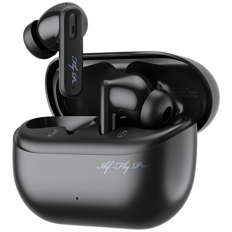 iKF Fly Pro Active Noise Cancelling Wireless Earbuds Bluetooth Earphones Large Battery Low-Latency Gaming for iOS/Andriod