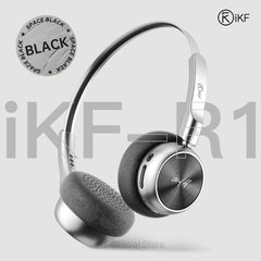 iKF R1 Wireless Retro Headphones On Ear Headset BluetoothV 5.3 HiFi Sound 60 Hours Built-in Microphone OOTD Supports dual-device Connectivity