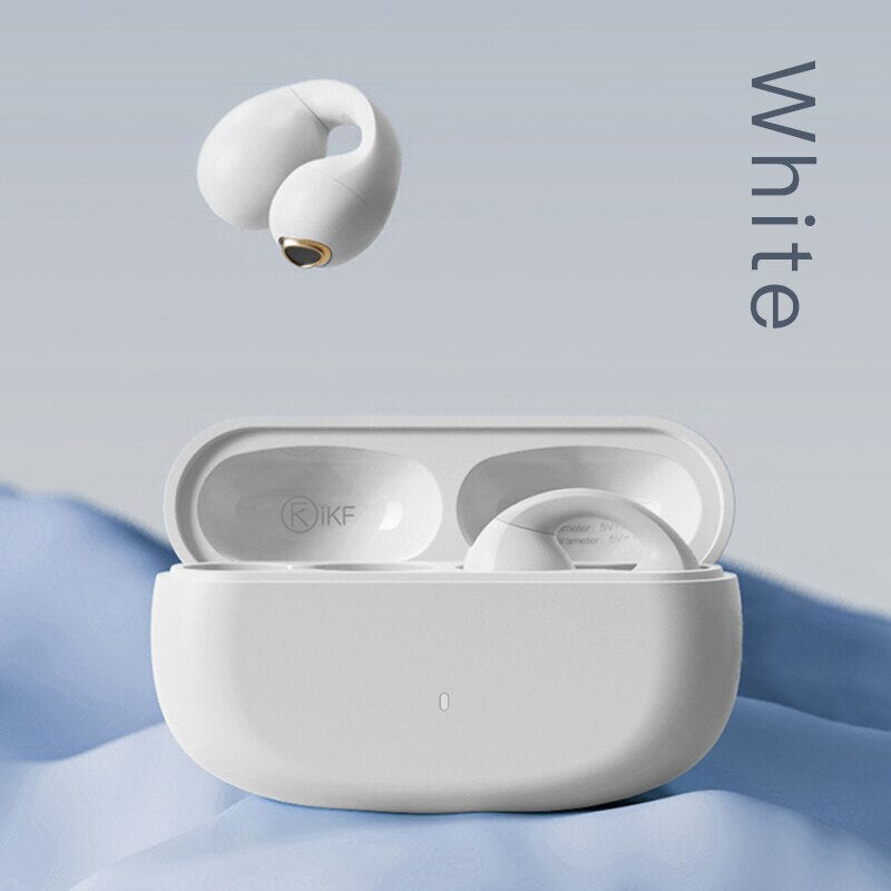 iKF Venus Air Conduction Earphone Ear Clip Wireless Earbuds Call Noise Reduction,48hours Playback Time,Sports Earphone,Suitable For Android/iOS