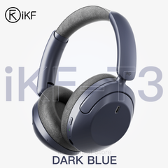 iKF T3 Wireless Over Ear Active Noise Cancellation Wireless Headphones Built in Mic 125H Playback for iOS Andriod Workout