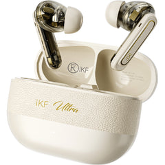 iKF Ultra Wireless Earbuds Active Noise Reducation HiFi Sound Dual-Decive Connection ENC Call Reducation Game Mode