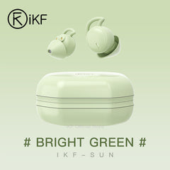 iKF Sun Invisible Sleep Earbuds Wireless Earphones Smallest Lightest Tiny Noise Cancelling Ear Buds for Sleeping Quiet-Comfort Mini Sleepbuds Bluetooth 5.3 Hidden Headphones for Side Sleepers/Work