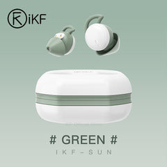 iKF Sun Invisible Sleep Earbuds Wireless Earphones Smallest Lightest Tiny Noise Cancelling Ear Buds for Sleeping Quiet-Comfort Mini Sleepbuds Bluetooth 5.3 Hidden Headphones for Side Sleepers/Work