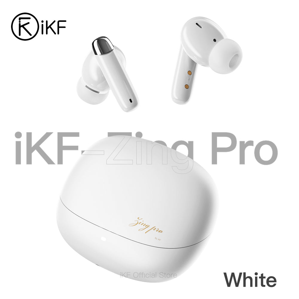 iKF Zing Pro Wireless Earbuds Advanced -55dB Hybrid Active Noise Cancelling, HiFi Sound LDAC Lossless Audio for iOS/Andriod