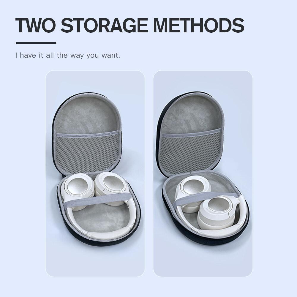 iKF Over-Ear Headphone Case Storage Bag King Universal T1 Waterproof And Anti-Drop Multi-Function Storage Box Data Cable Power Cord Portable Earphone Bag T2 K2 Dust Protection Box