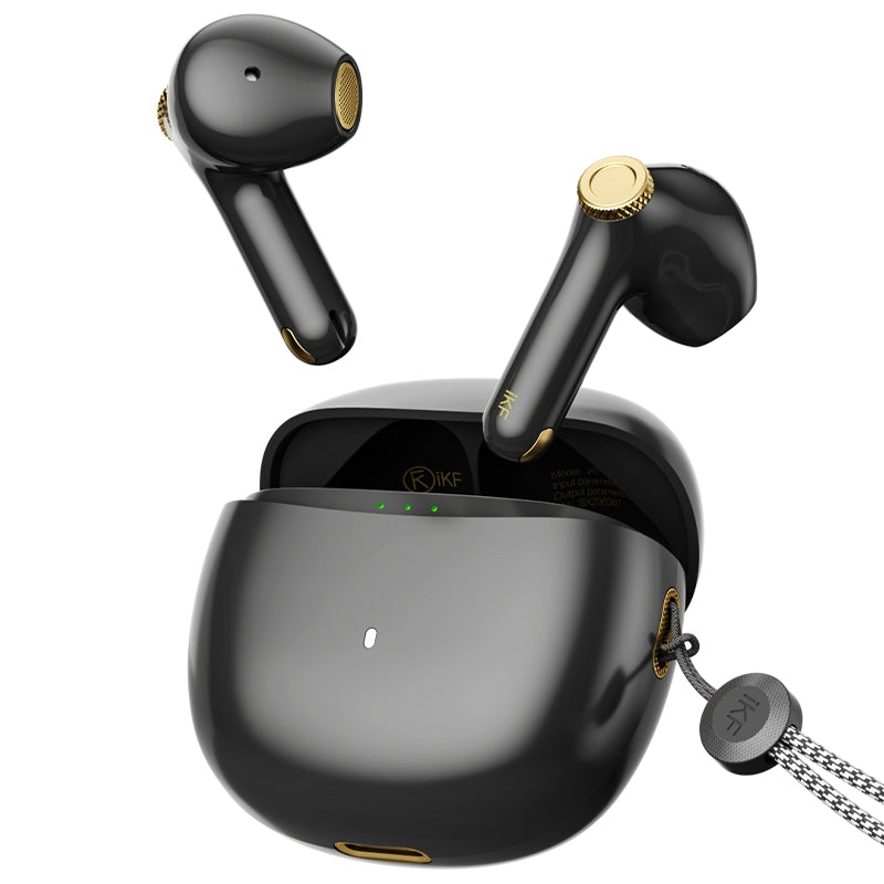 iKF Find Max6 Wireless Earbuds ,Qualcomm Chip ,Adaptive Noise Cancelling ,36 hours ,6 Mic Bluetooth 5.3 Earphones for iOS and  Android