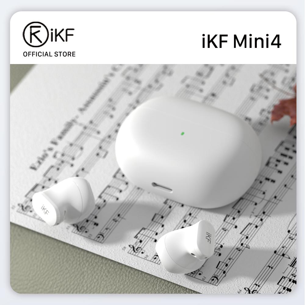 iKF Mini4 Wireless Earbuds Earphones Bluetooth 5.3 Noise Reduction Semi-in-ear Stereo Gaming Headset Long battery life TWS Headphones for Sport Multi-color optional Small Size Comfortable