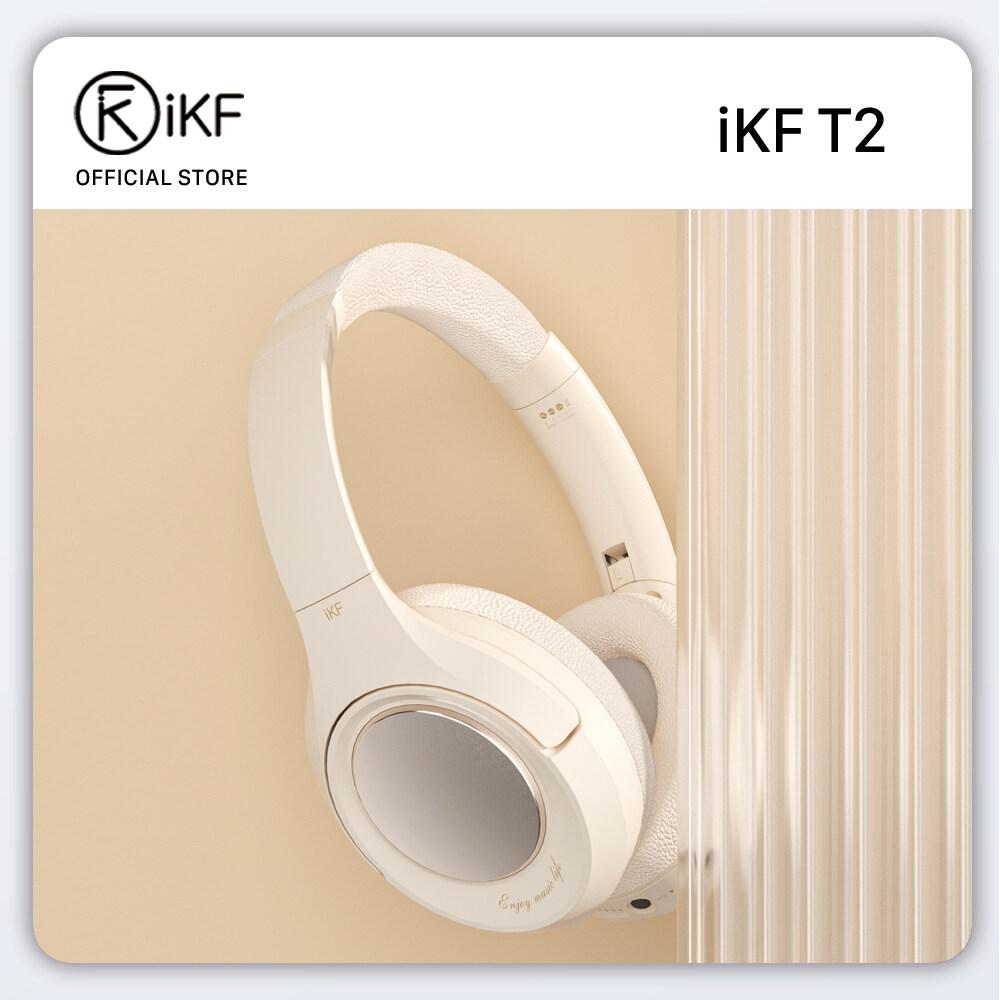 iKF T2 Bluetooth Wireless Headphone Power Bass Stereo Sound with Microphone Wired Headset Gaming Mode 50 hours Play Time for online class