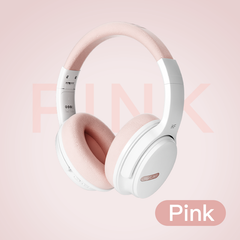 iKF K3 Bluetooth Over Ear Headphone Wireless Wired Headset Built in Mic AUX Cable 50 Hours Play time Noise Reduction Stereo Sound Bass Type-C Charging for Online Class Game Sport Compatible with iOS and Android