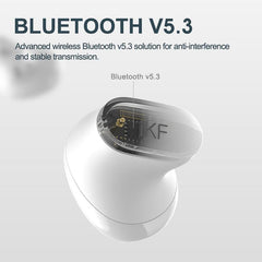 iKF Mini4 Wireless Earbuds Earphones Bluetooth 5.3 Noise Reduction Semi-in-ear Stereo Gaming Headset Long battery life TWS Headphones for Sport Multi-color optional Small Size Comfortable