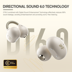 iKF Air Clip Wireless Earbuds Open-Ear Air Conduction Earphones Sports Ear Clips