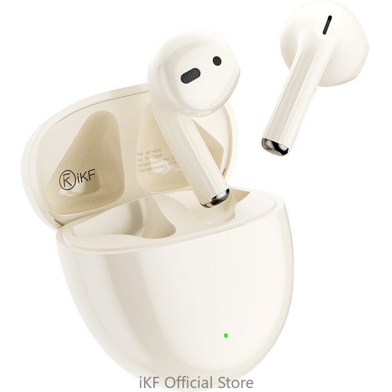 iKF Kiwi Mini Bluetooth Earbuds Wireless Sports 25 Battery Life, ENC Clear Call Semi-In-Ear Earphone