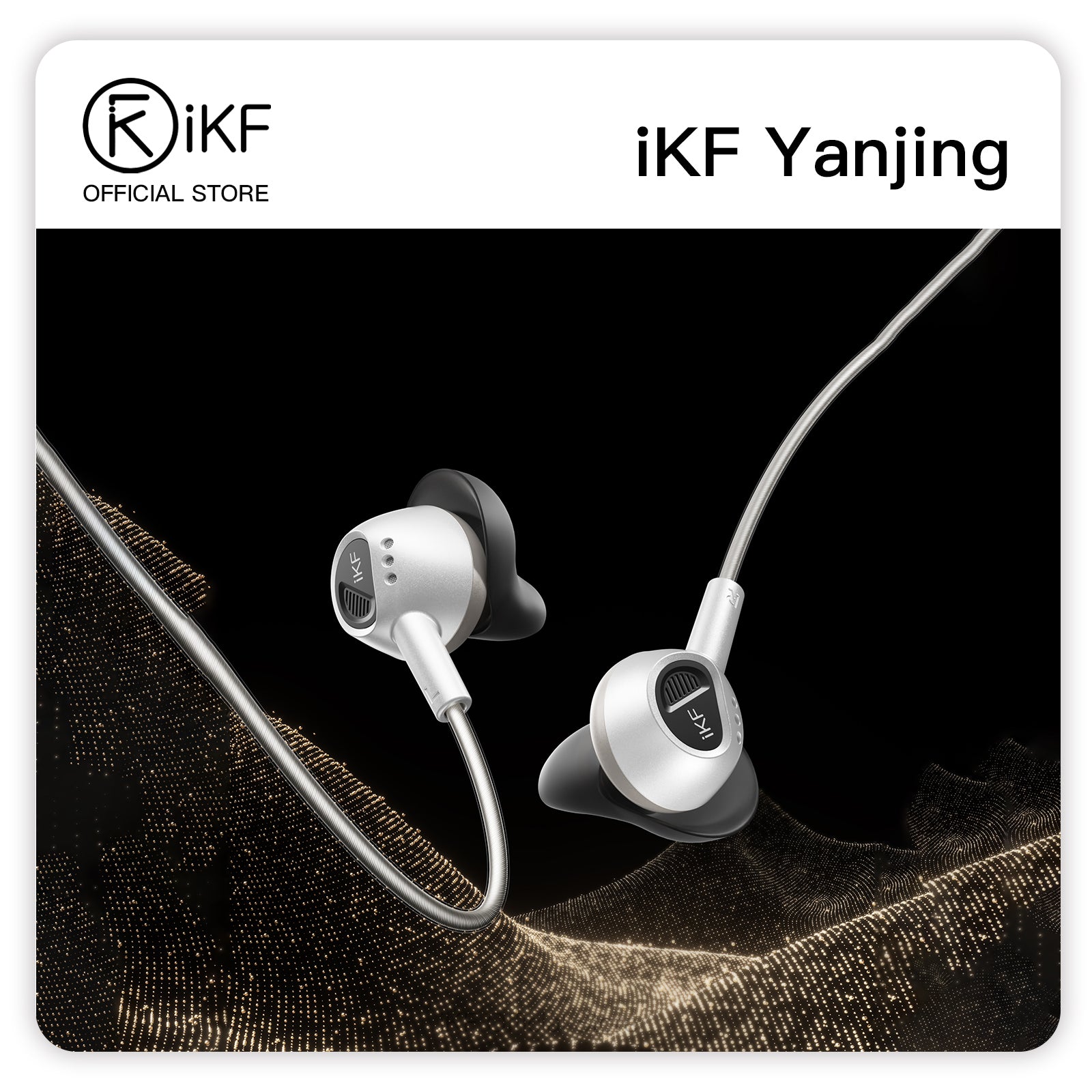 iKF Yanjing Wired Earphones Gaming Earbuds with Tactical Sound