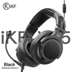 iKF VP5 HiFi Monitor Headphone Game Esports Wired Headset 3.5MM With Microphone Cable