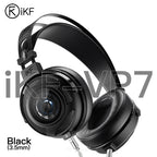 iKF VP7 High-Resolution Over-Ear Studio Monitor Headphones with 60mm Dynamic Driver for Professional Audio