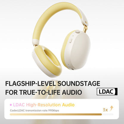 iKF Ling Wireless Bluetooth Headphones, Cartoon, Active Noise Reduction Headset, LDAC Hi-Res