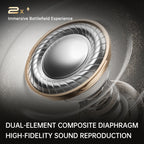 iKF Yanjing Wired Earphones Gaming Earbuds with Tactical Sound