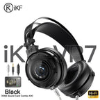 iKF VP7 High-Resolution Over-Ear Studio Monitor Headphones with 60mm Dynamic Driver for Professional Audio