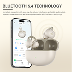 iKF Air Clip Wireless Earbuds Open-Ear Air Conduction Earphones Sports Ear Clips