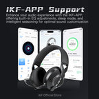 iKF V1 Wireless Headphones 2.4G Bluetooth Headset Gaming With Microphone
