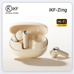 iKF-Zing Wireless Earbuds Active Noise Cancellation, Bluetooth 5.3 ,36 Hours Playtime, Bulit-in 6 Mic,In-Ear Earphone HiFi Sound Deep Bass For iOS/Android