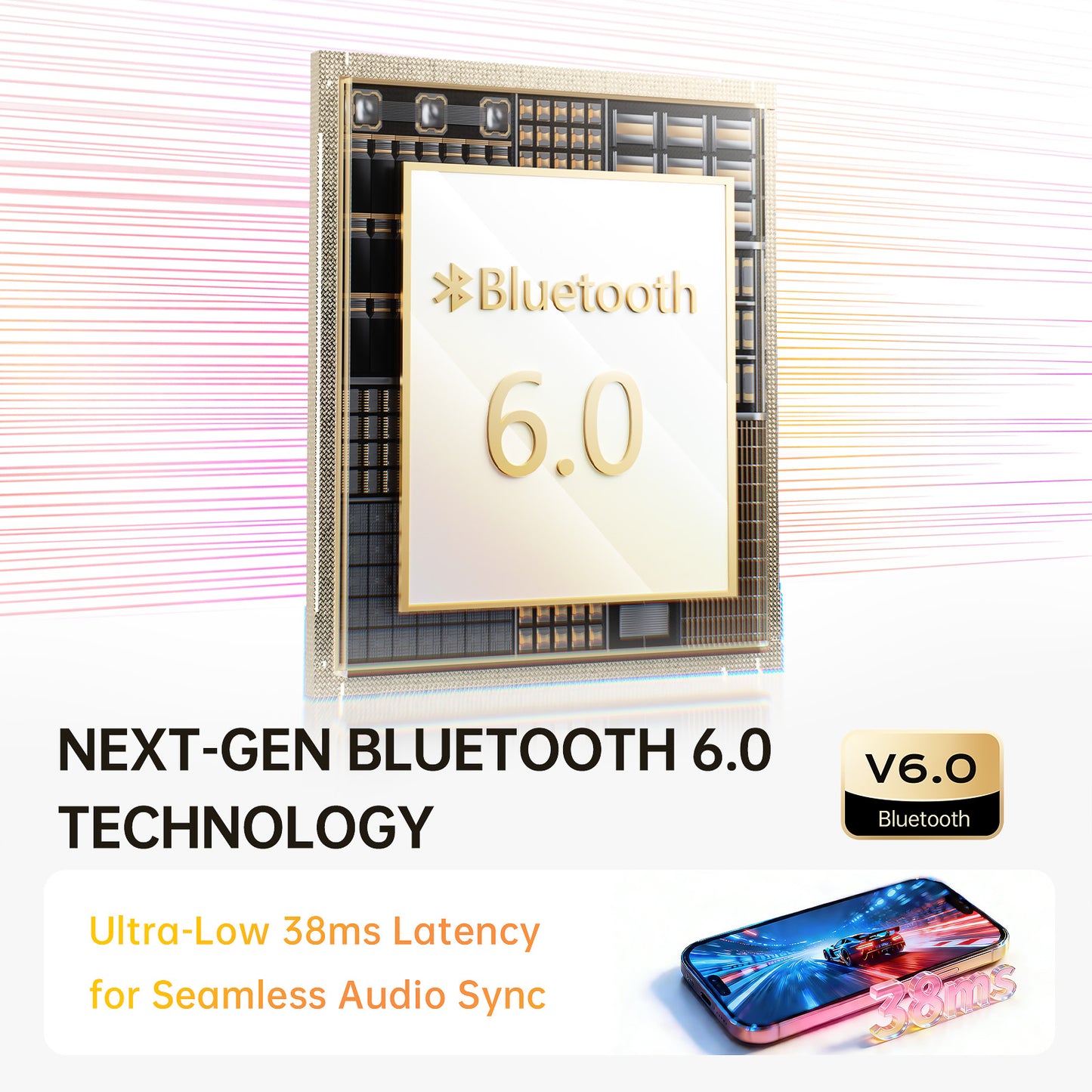 iKF Ling Wireless Bluetooth Headphones, Cartoon, Active Noise Reduction Headset, LDAC Hi-Res