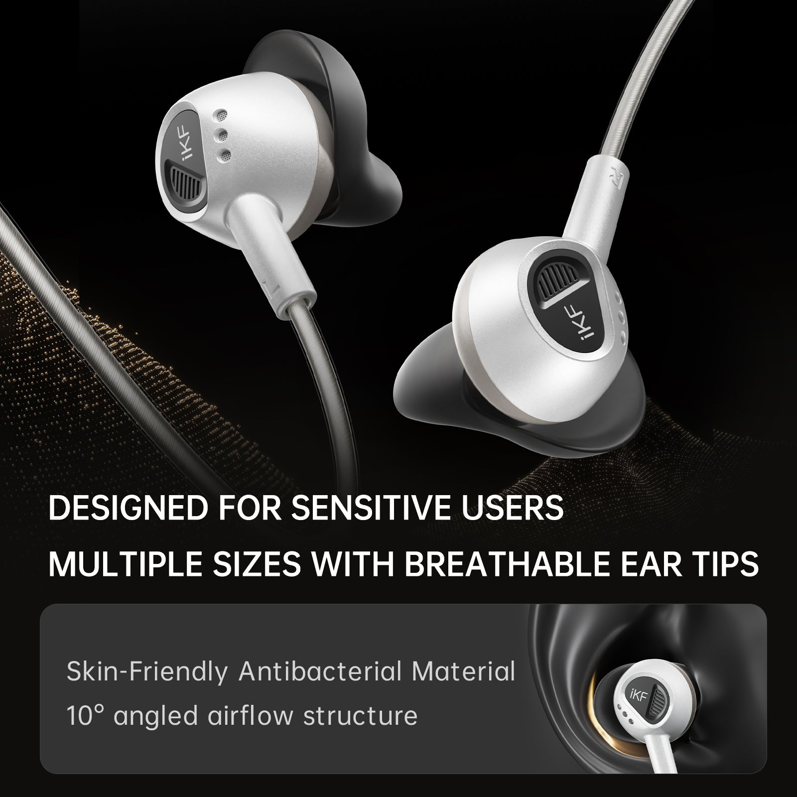 iKF Yanjing Wired Earphones Gaming Earbuds with Tactical Sound