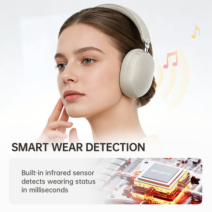 iKF Ling Wireless Bluetooth Headphones, Cartoon, Active Noise Reduction Headset, LDAC Hi-Res