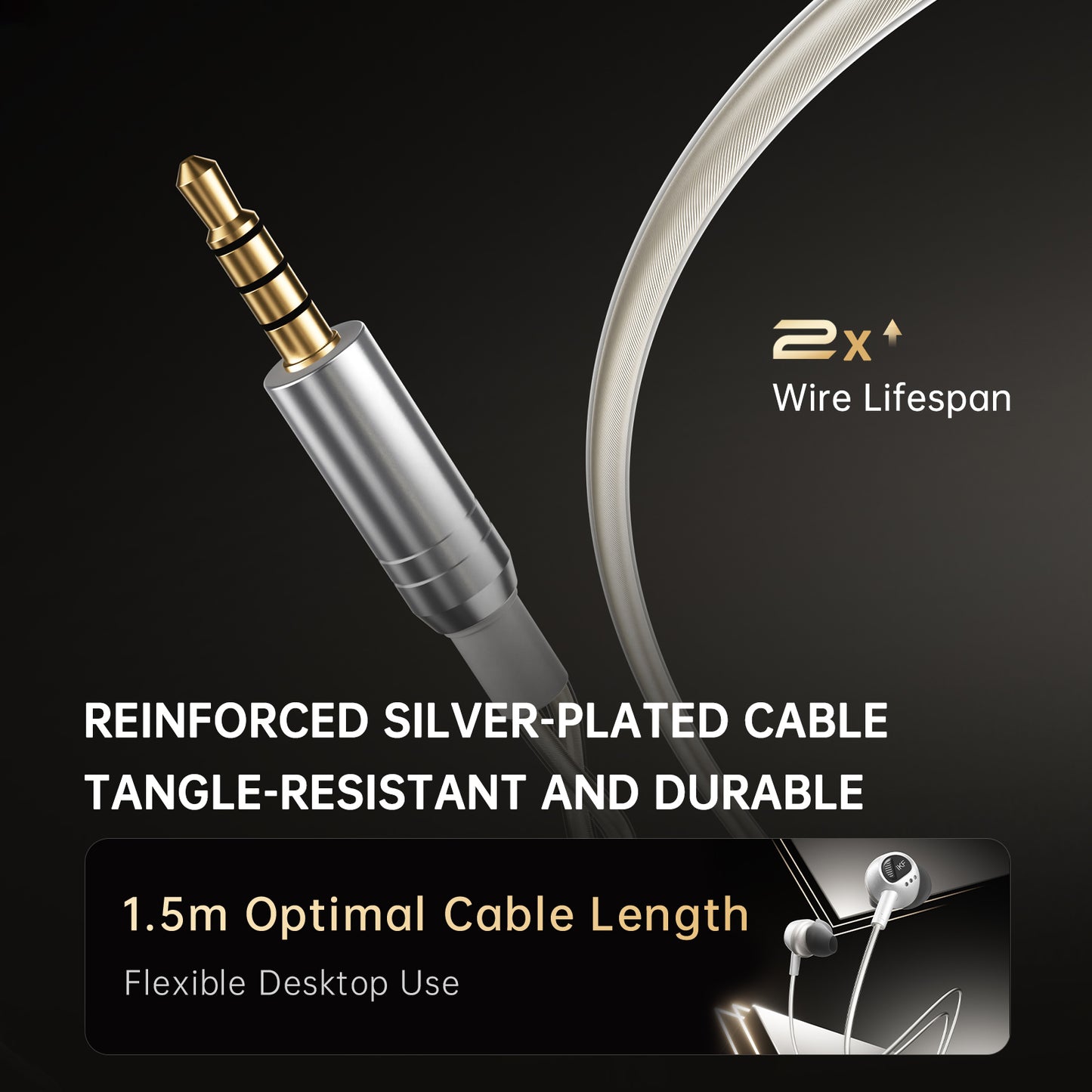 iKF Yanjing Wired Earphones Gaming Earbuds with Tactical Sound