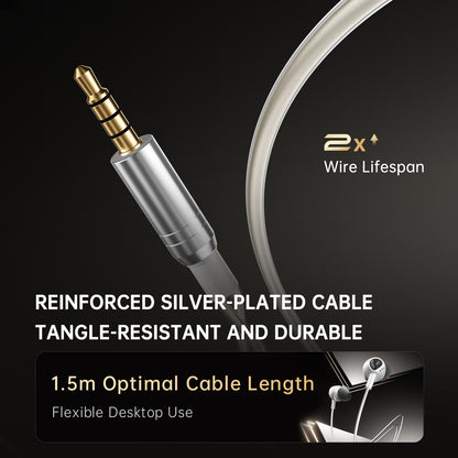 iKF Yanjing Wired Earphones Gaming Earbuds with Tactical Sound