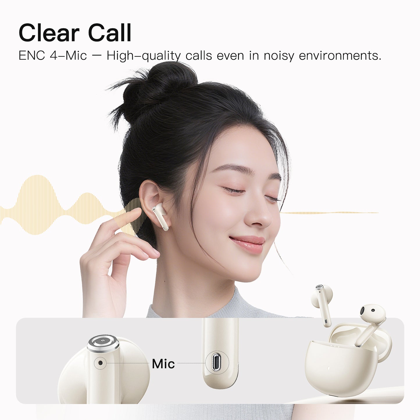 iKF Find Air 5 Wireless Earbuds Bluetooth Semi-in-ear Mini Earphones