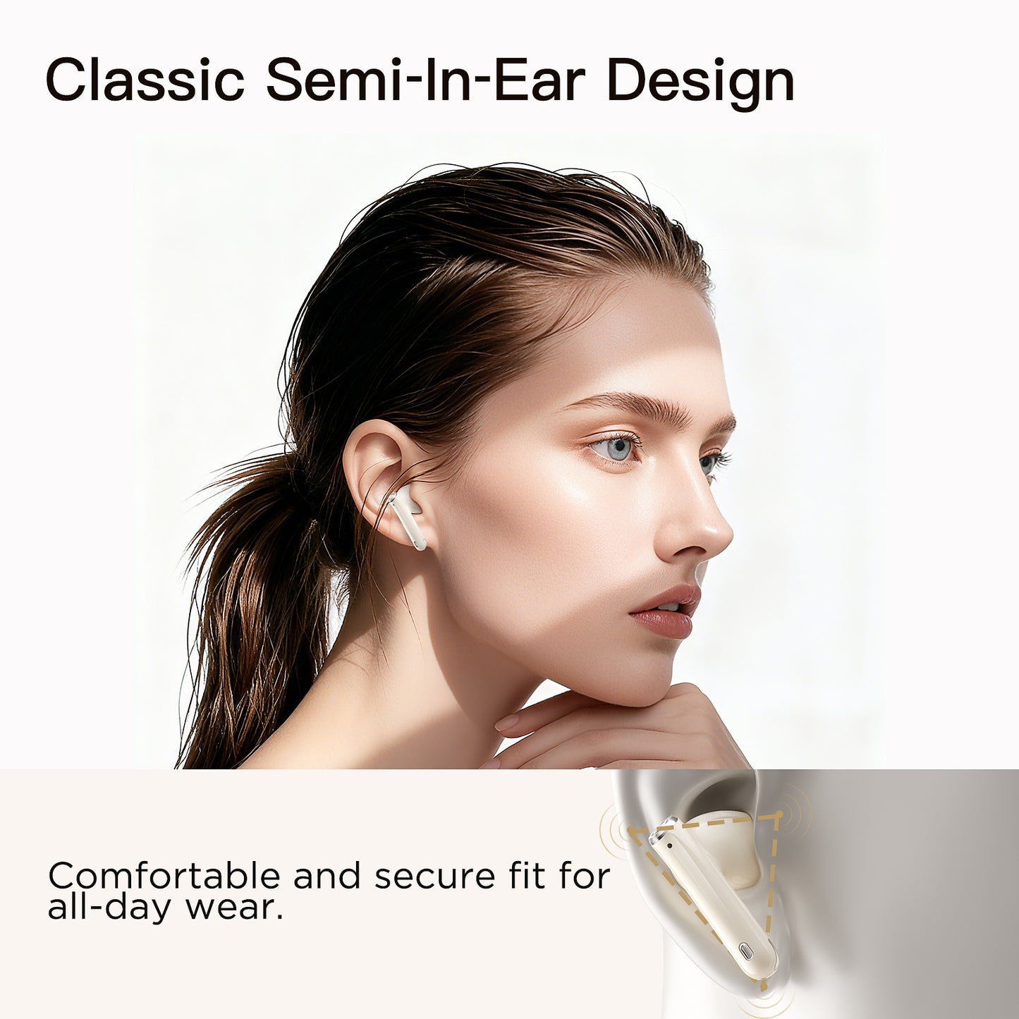 iKF Find Air 5 Wireless Earbuds Bluetooth Semi-in-ear Mini Earphones