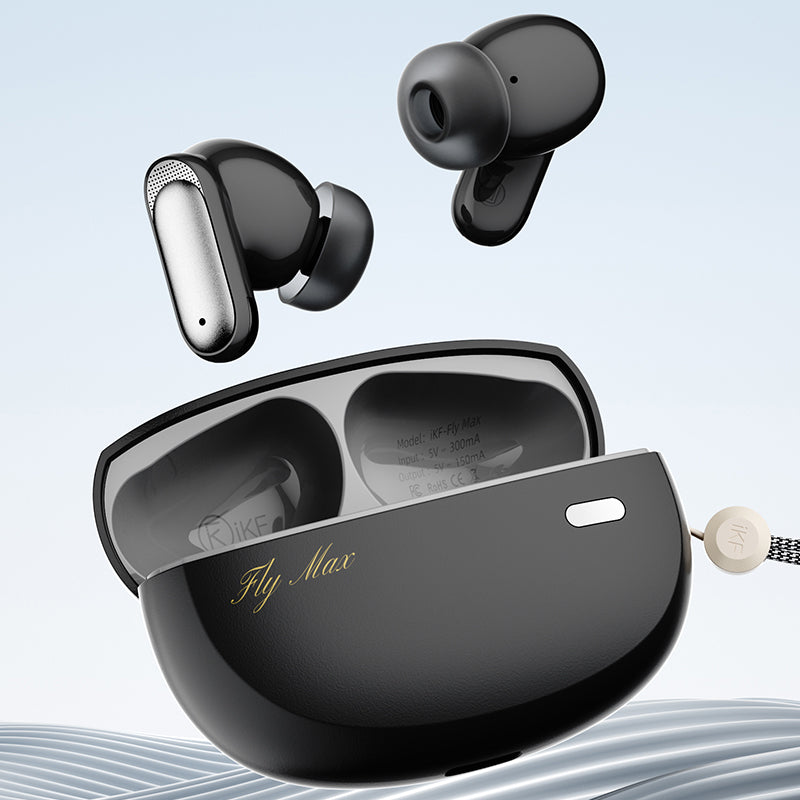 iKF Fly Max Wireless Earbuds Active Noise Cancelling Bluetooth Earphones  In Ear ENC Built-in Mic IPX4 Waterproof Multi-point Connect