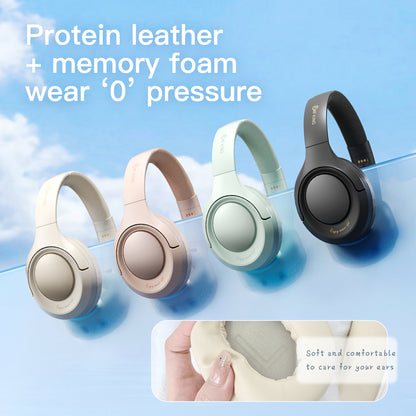 iKF King Wireless Bluetooth Headphones Active Noise Cancelling Power Bass with Microphone Wired Headset for iOS/Android