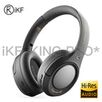 iKF King Pro Active Noise Cancelling Wireless Bluetooth Headphones Power Bass Wired Headset