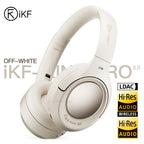iKF King Pro Active Noise Cancelling Wireless Bluetooth Headphones Power Bass Wired Headset