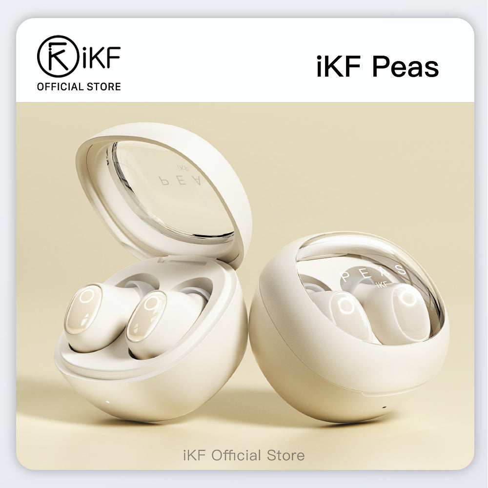 iKF Peas Wireless Earbuds Mini Earphones Bluetooth ENC Calling Reduction Game Sports 28H Playback