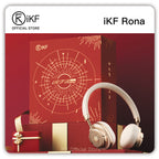 iKF Rona Retro Wireless Bluetooth Headphones 丨Active Noise Cancelling 丨Gift Box