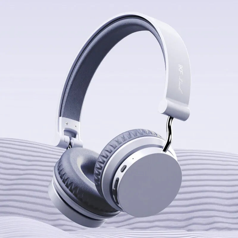 iKF Luck Over Ear Bluetooth Wireless Headphones HiFi Sound ,Listen to Music/Game Headsets with 55hrs Battery Life