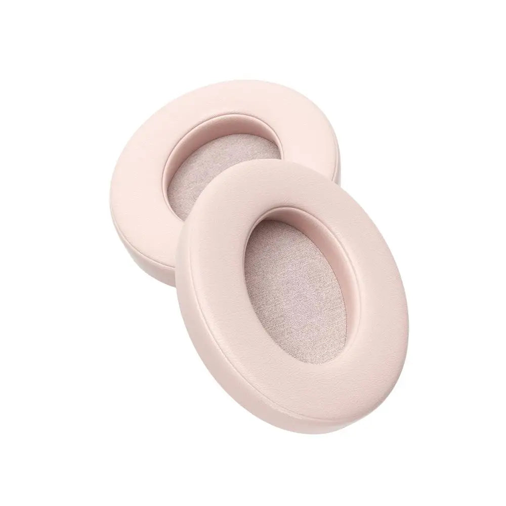 Original Earmuffs for iKF T1 /T1 Pro Bluetooth Headphones Easy Replacement Soft Leather Off white Pink Black