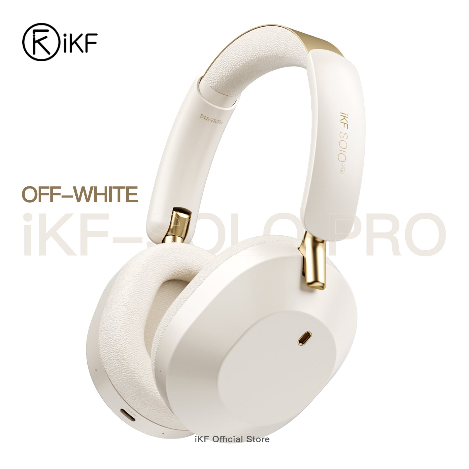 iKF Solo Pro Wireless Bluetooth Headphones with Advanced Adaptive ANC, Spatial Audio, HiFi Sound Quality, Long Battery Life, Transparent Mode, and Customizable Settings via App