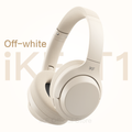 iKF T1 Wireless Bluetooth Headphones Over Ear 3.5mm Aux-in Wired Headset Deep Bass Stereo Sound, 50H Playback,Built-in Microphone Compatible iOS/ Android