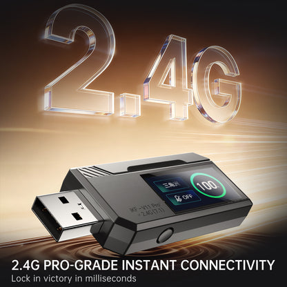 iKF V11 Pro 2.0 Wireless 2.4G Bluetooth Headphones Gaming Wired Headset Esports