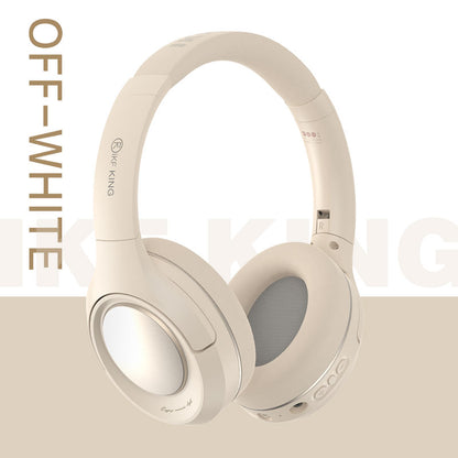 iKF King Wireless Bluetooth Headphones Active Noise Cancelling Power Bass with Microphone Wired Headset for iOS/Android