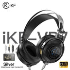 iKF VP7 High-Resolution Over-Ear Studio Monitor Headphones with 60mm Dynamic Driver for Professional Audio