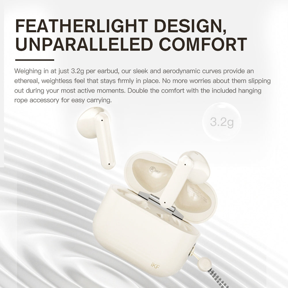 iKF Air01 Wireless Bluetooth Earbuds Noise Reduction Earphones In Ear Low Latency Game Mode Music High Quality