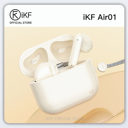 iKF Air01 Wireless Bluetooth Earbuds Noise Reduction Earphones In Ear Low Latency Game Mode Music High Quality