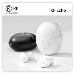 iKF Echo Wireless Bluetooth Earbuds ,Lightweight Earphones ,3D Panoramic Sound,30H Playtime,IPX4 For Sports